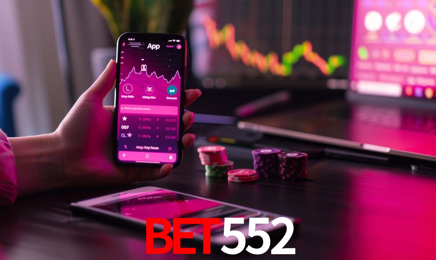 Comparação APP mobile vs versão web da bet552